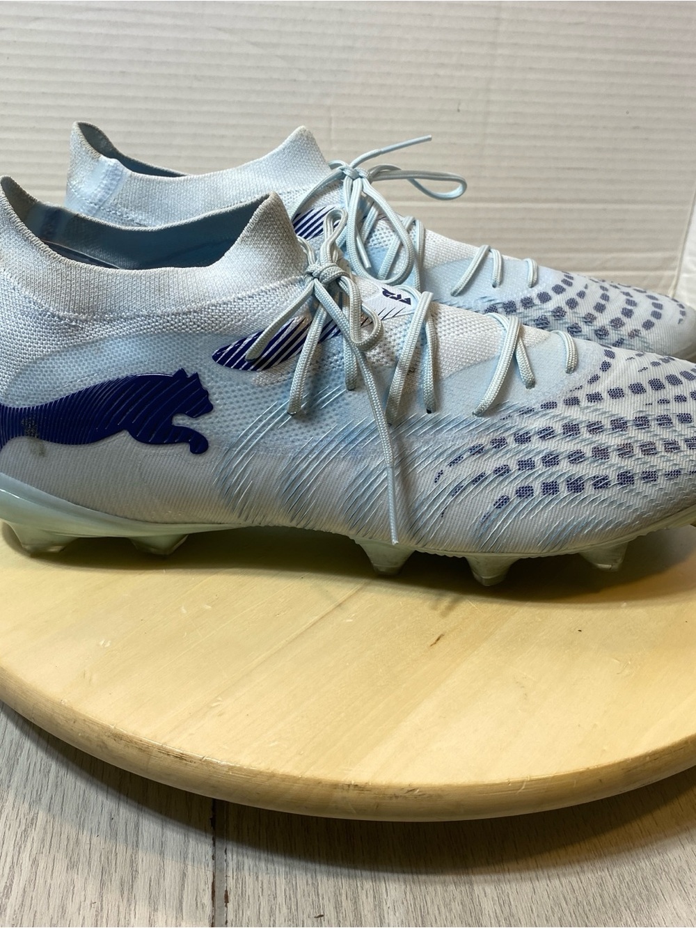 Puma Future 9 Match FG/AG Soccer Cleats Icy Blue Men's Size 12 108713-03